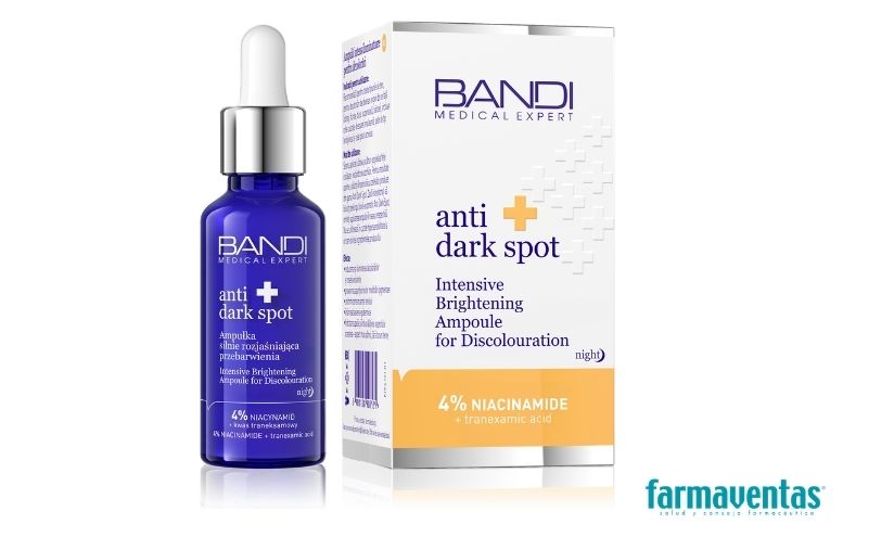 Sérum intensivo despigmentante e iluminador de Bandi