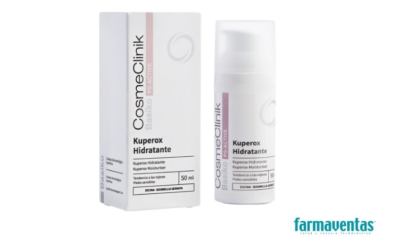 Basiko Kuperox Hidratante calma las rojeces y ayuda a controlar la rosácea