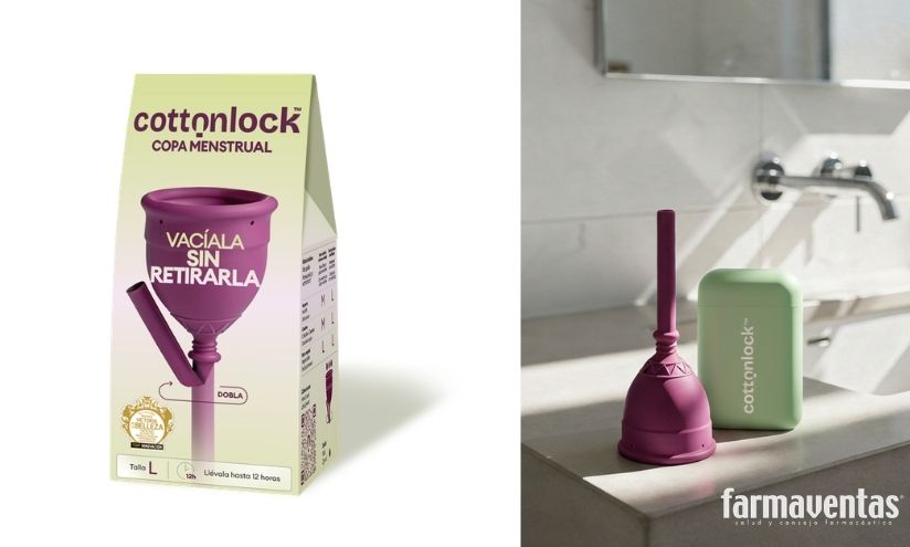 Nueva copa menstrual Cottonlock: práctica, fácil de usar y diseño ergonómico