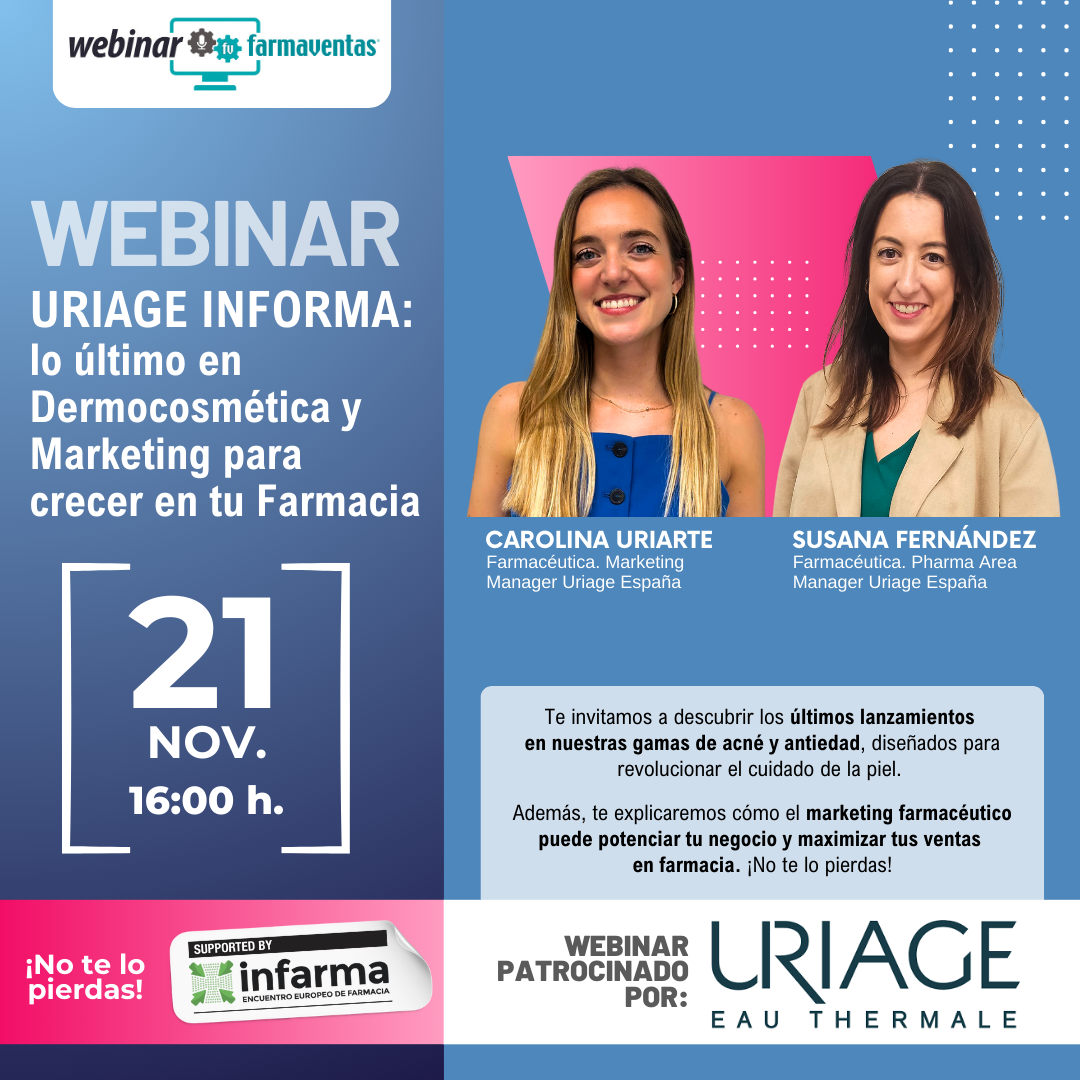 URIAGE INFORMA: Lo Último en Dermocosmética y Marketing para Crecer en tu Farmacia